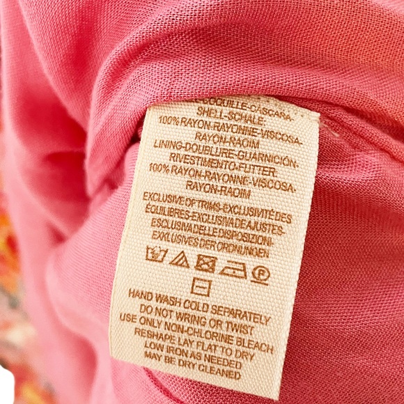 Free People Floral Smocked V-Neck Mini Dress - Picture 7 of 8